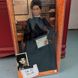 Mattel Inspiring Women Ida B. Wells Barbie, in-box
